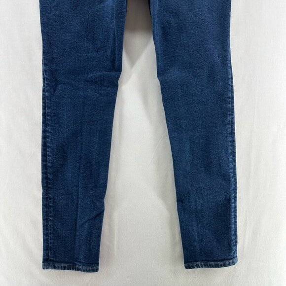 Madewell Jeans Womens 25P 9" Mid-Rise Skinny Medium Washed Stretch Denim Blue - Picture 6 of 11